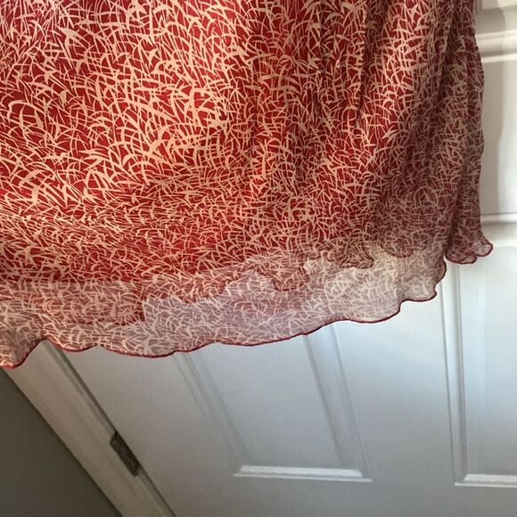 Y2K Red Silk Dress - Picture 5 of 7